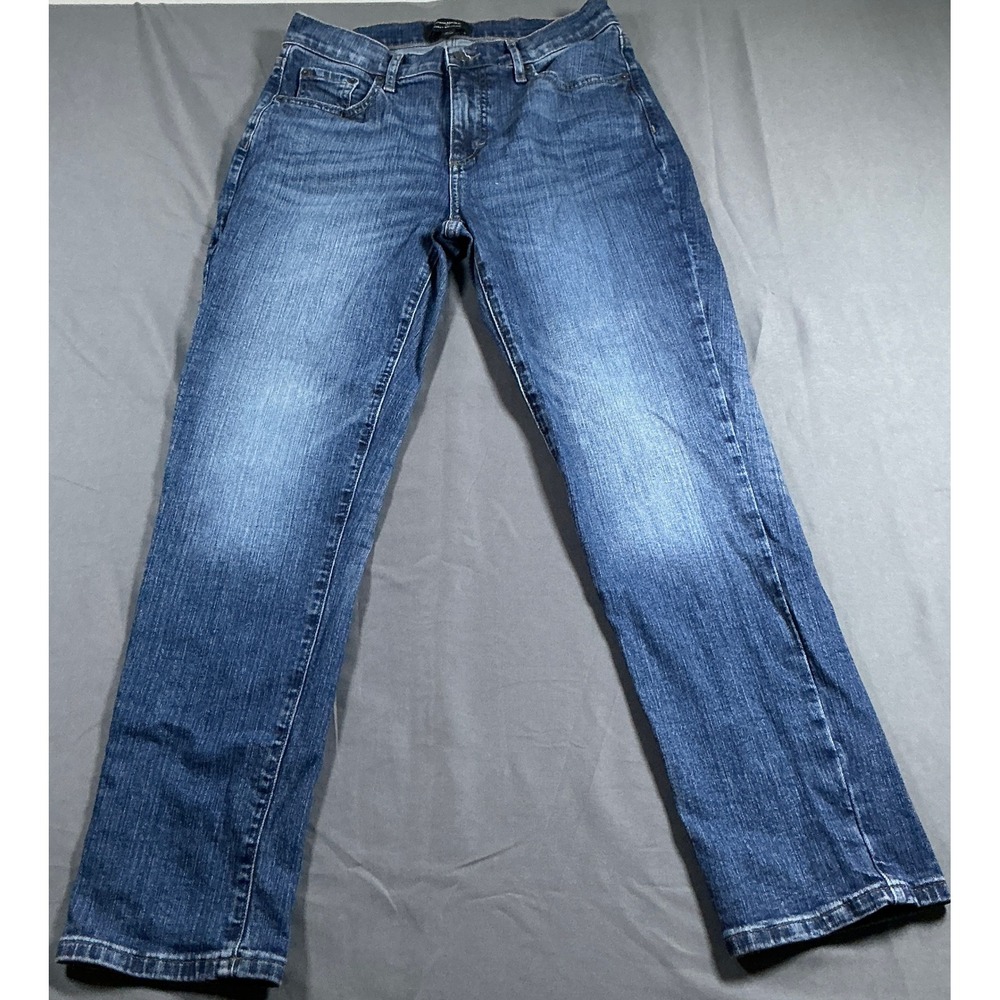 Banana Republic Curvy Girlfriend Jeans Medium Wash Blue Denim 26/2